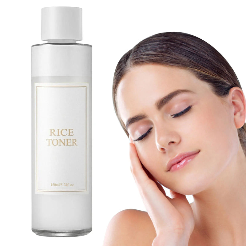 Tônico Facial de Arroz 150ml - Sérum, Clareador Anti-Rugas e Redutor de Poros